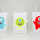 Monster Goody Bags, Monster Party Favor Bags, Monster Birthday Party Bags - Monster Mouth Goody Bags