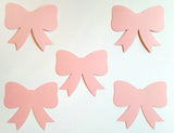 24 Bow Die Cuts, Hair Bow Die Cuts, Bow Cutouts, Bow Cut Outs  - 2.5"