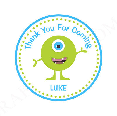 Monster Goody Bags, Monster Party Favor Bags, Monster Birthday Party Bags - Monster Mouth Goody Bags