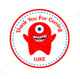 Monster Goody Bags, Monster Party Favor Bags, Monster Birthday Party Bags - Monster Mouth Goody Bags