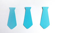 Necktie Die Cuts, Necktie Cutouts, Necktie Cut Outs (Set of 30)