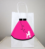 50's Cupcake Toppers, Poodle Skirt Cupcake Toppers, Jukebox Cupcake Toppers