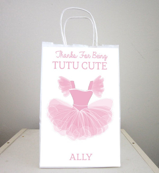 Tutu Goody Bags, Tutu Favor Bags, Tutu Gift Bags, Ballerina Favor Goody Bags - Ballerina Favor Bags, Ballet Favor Bags