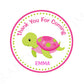 Girl Turtle Goody Bags, Girl Turtle Favor Bags, Girl Turtle Party Bags, Girl Turtle Gift Bags, Girl Turtle Goodie Bags