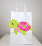 Girl Turtle Goody Bags, Girl Turtle Favor Bags, Girl Turtle Party Bags, Girl Turtle Gift Bags, Girl Turtle Goodie Bags