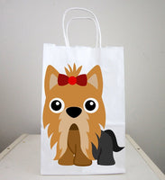 Yorkie Terrier Goody Bags, Puppy Goody Bags, Dog Goody Bags, Puppy Favor Bags, Dog Favor Bags - Yorkie Goody Bags 92171216P