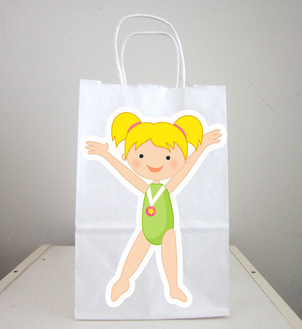 Gymnastics Goody Bags, Gymnastics Favor Bags, Gymnastics Handstand - Item# 72316156A