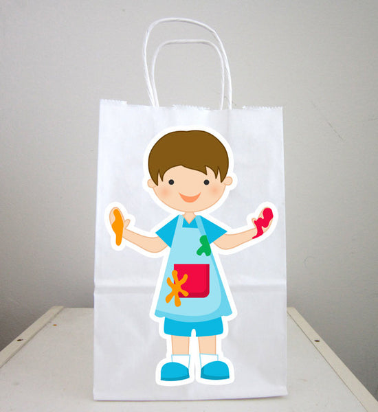 Paint Goody Bags, Painting Party Favor Bags, Painting Party Gift Bags, Painting Party Goodie Bags, Art Party Goody Bags