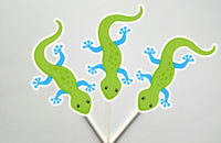 Lizard Cupcake Toppers, Reptile Cupcake Toppers