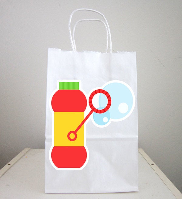 Bubbles Goody Bags, Bubbles Favor Bags, Bubbles Party
