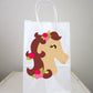 Horse Cupcake Toppers, Horse With Flowers Cupcake Toppers