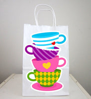 Tea Cups Goody Bags, Tea Cups Favor Bags, Tea Cups Gift Bags, Tea Party