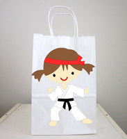 Karate Cupcake Toppers, Karate Kid Cupcake Toppers, Karate Girls