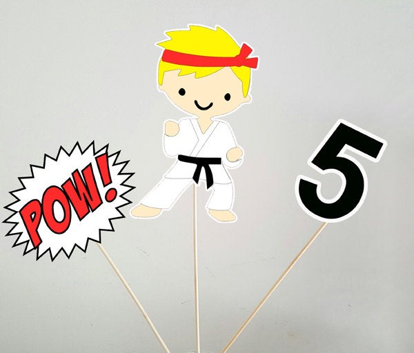 Karate Goody Bags, Karate Favor Bags, Karate Party Bags