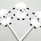 Lamb Cupcake Toppers, Sheep Cupcake Toppers, Farm Animal Cupcake Toppers, Farm Birthday Cupcake Toppers, Animal Cupcake Toppers