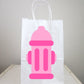 Fire Hydrant Cupcake Toppers, Pink Fire Hydrant Cupcake Toppers