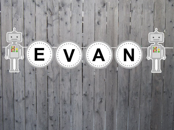 Robot Goody Bags, Robot Gift Bags, Robot Favor Bags, Robot Party Bags, Robot Favors