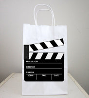 Movie Party Goody Bags, Movie Clapper Goody Bags, Movie Night Favor Bags