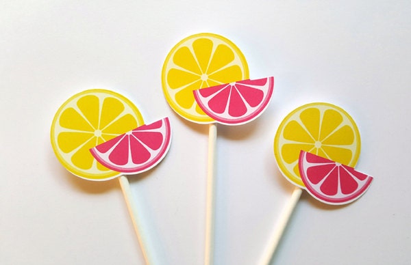 Lemonade Goody Bags, Lemon Slices Goody Bags, Lemonade Birthday Party