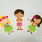 Luau Centerpieces, Luau Party, Luau Birthday, Hawaii Centerpieces, Tiki Party Centerpieces