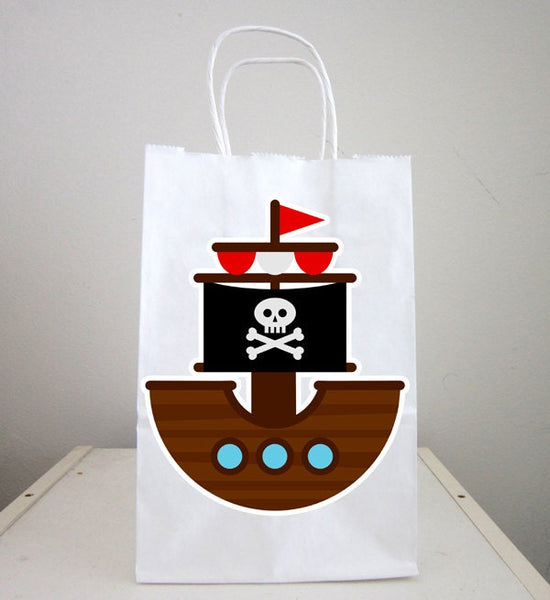 Pirate Ship Goody Bags, Pirate Goody Bags, Pirate Party Favor Bags