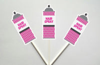 80's Party Goody Bags, Hair Spray Goody Bags, 80's Favor Bags, 80's Gift Bags