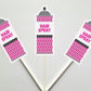 Hair Spray Cupcake Toppers, 80's Cupcake Toppers, Hairspray Cupcake Toppers