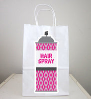 Hair Spray Cupcake Toppers, 80's Cupcake Toppers, Hairspray Cupcake Toppers
