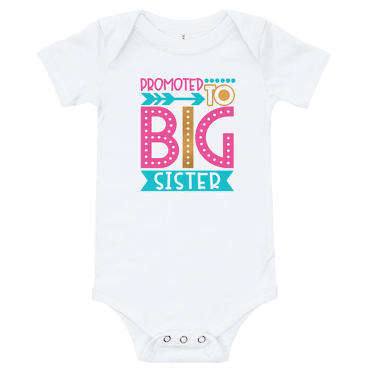 Big Sister Baby One Piece T-Shirt, Promoted to Big Sister, Baby Announcement Shirt T-Shirt