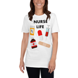 Nurse Life T-shirt, Nurse Gift, Nursing Gift, Nurse Clothing, Nursing School, Nurse Funny Shirt, Short-Sleeve Unisex T-Shirt
