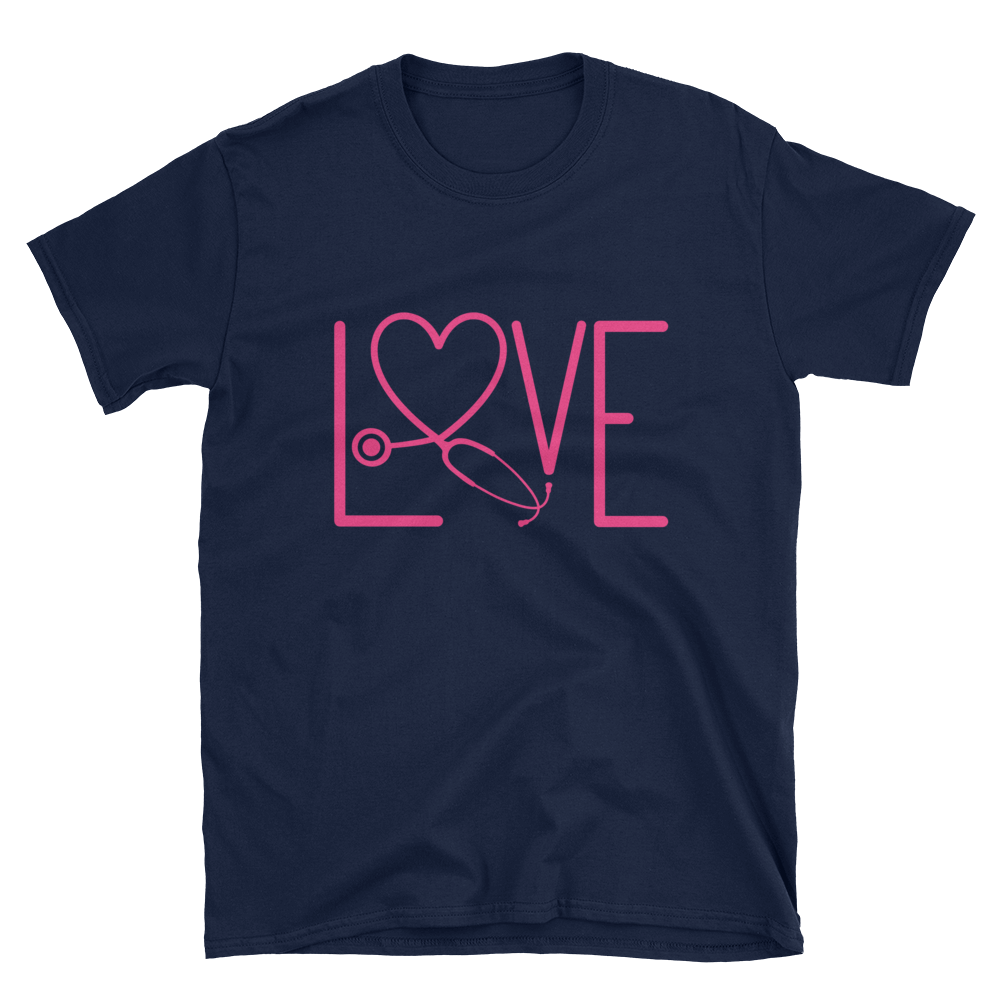 NURSE DOCTOR LOVE T SHIRT - Short-Sleeve Unisex T-Shirt
