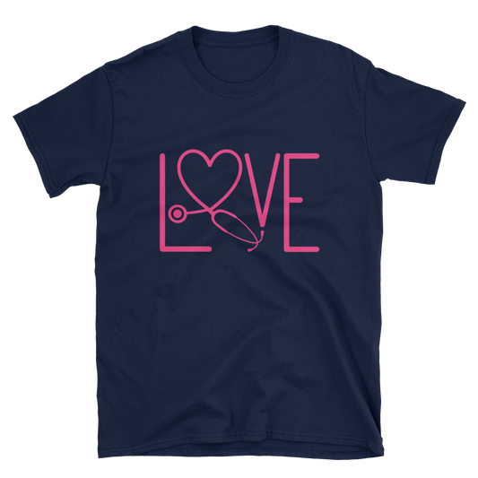 NURSE DOCTOR LOVE T SHIRT - Short-Sleeve Unisex T-Shirt