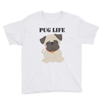 PUG LIFE T-shirt - Youth Short Sleeve T-Shirt