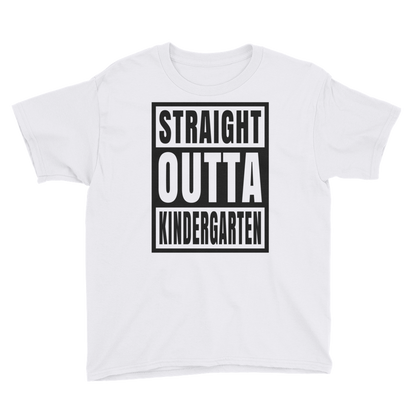 Straight Outta Kindergarten T-shirt, Youth Short Sleeve T-Shirt