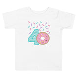 Girls Donut Birthday Shirt, 4th Birthday Donut Shirt, Donut Party Shirt