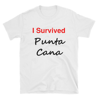 I Survived Punta Cana Shirt, Short-Sleeve Unisex T-Shirt