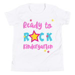 Ready To Rock Kindergarten, Kindergarten Shirt, Youth Short Sleeve T-Shirt