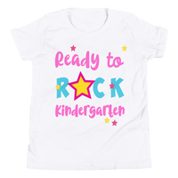 Ready To Rock Kindergarten, Kindergarten Shirt, Youth Short Sleeve T-Shirt