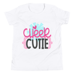 Cheer Cutie Shirt, Cheerleader Shirt, Cheerleading Shirt, Youth Short Sleeve T-Shirt