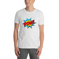 SUPERHERO POW T Shirt, Father's Day Shirt, Father's Day Gifts, Short-Sleeve Unisex T-Shirt