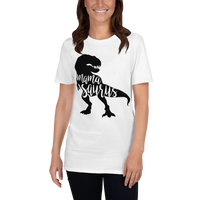 Mama Saurus T-shirt, Mom Dinosaur Shirt, Short-Sleeve Unisex T-Shirt
