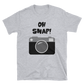 Oh Snap Camera T-shirt, Short-Sleeve Unisex T-Shirt