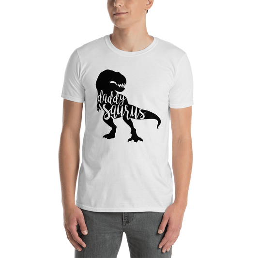 Daddy Saurus T-shirt, Daddy Dinosaur Shirt, Daddysaurus Shirt, Dad Gift, Father's Day Gift, Man's Gift, Short-Sleeve Unisex T-Shirt