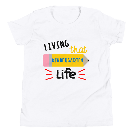 Kindergarten Life Shirt, Back to school Shirt, YOUTH Short Sleeve T-Shirt