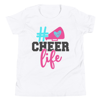 Cheer Life Shirt, Cheerleader Shirt, Cheerleading Shirt, Youth Short Sleeve T-Shirt